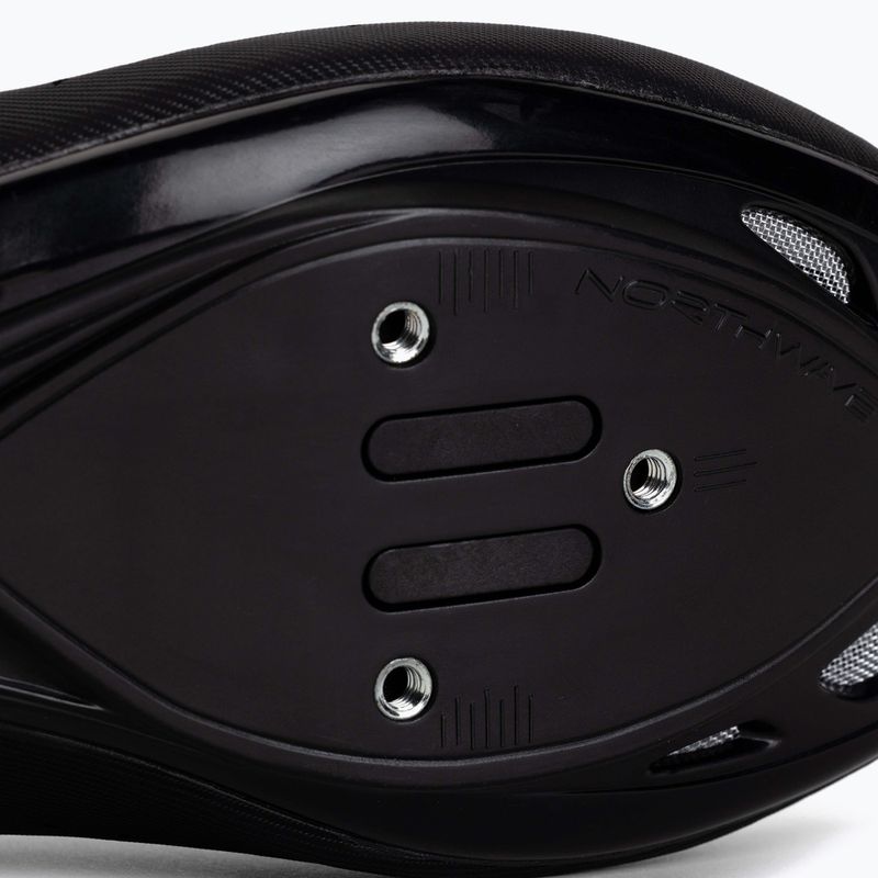 Northwave Core Plus 2 Wide nero/argento scarpe da strada da uomo 8