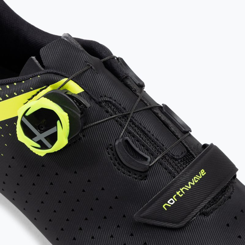 Scarpe da ciclismo MTB da uomo Northwave Origin Plus 2 nero/giallo fluo 8