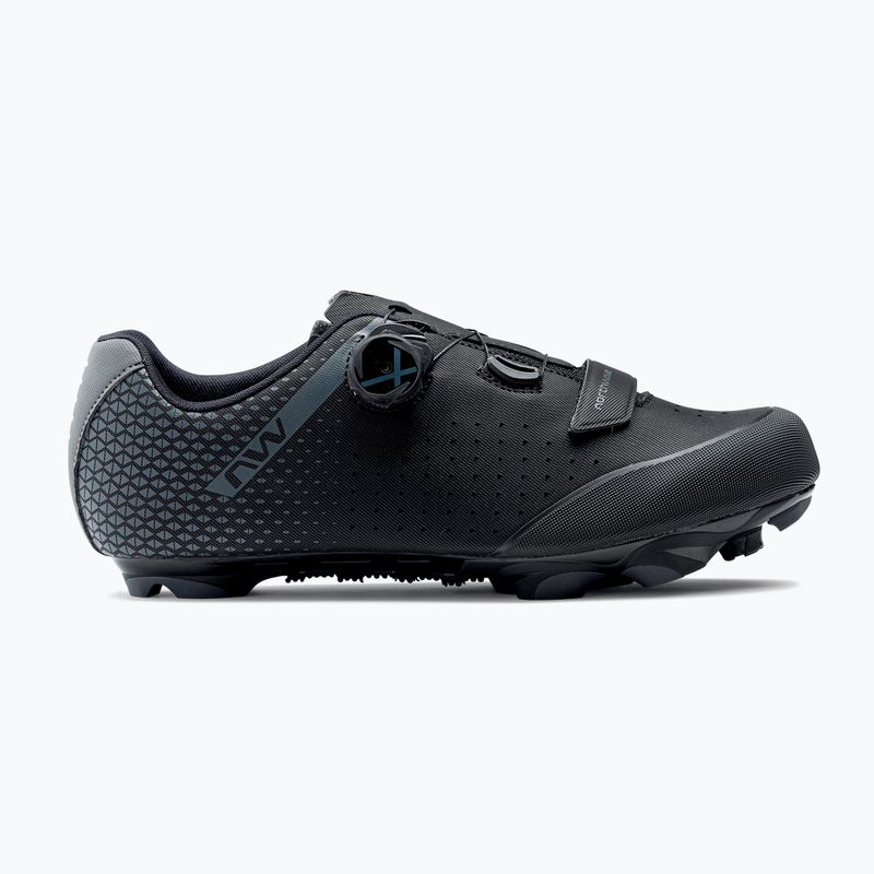 Scarpe da ciclismo MTB da uomo Northwave Origin Plus 2 nero/grigio scuro 10