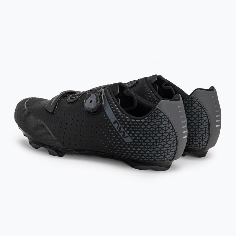 Scarpe da ciclismo MTB da uomo Northwave Origin Plus 2 nero/grigio scuro 3