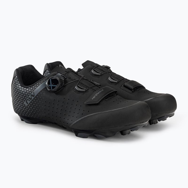 Scarpe da ciclismo MTB da uomo Northwave Origin Plus 2 nero/grigio scuro 4