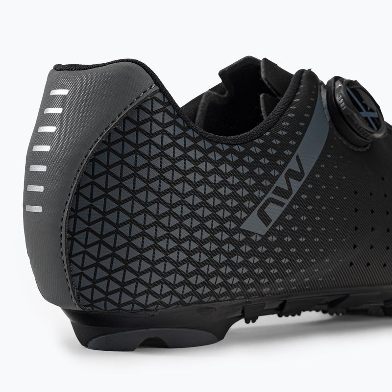 Scarpe da ciclismo MTB da uomo Northwave Origin Plus 2 nero/grigio scuro 9