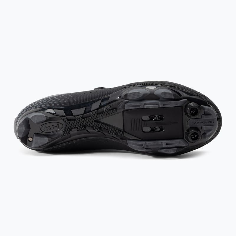 Scarpe da ciclismo MTB da uomo Northwave Origin Plus 2 Wide nero/grigio scuro 4