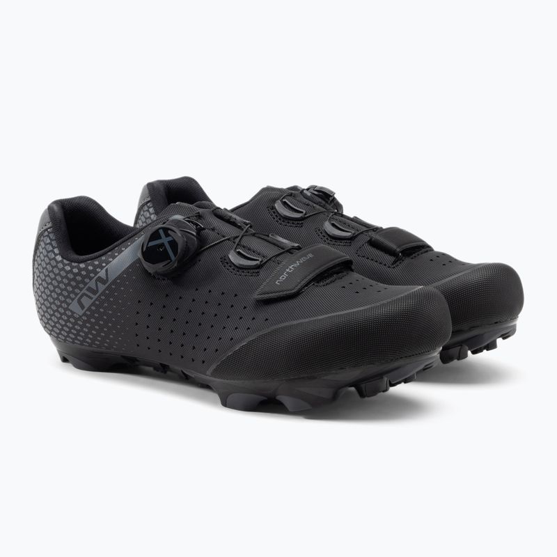 Scarpe da ciclismo MTB da uomo Northwave Origin Plus 2 Wide nero/grigio scuro 5
