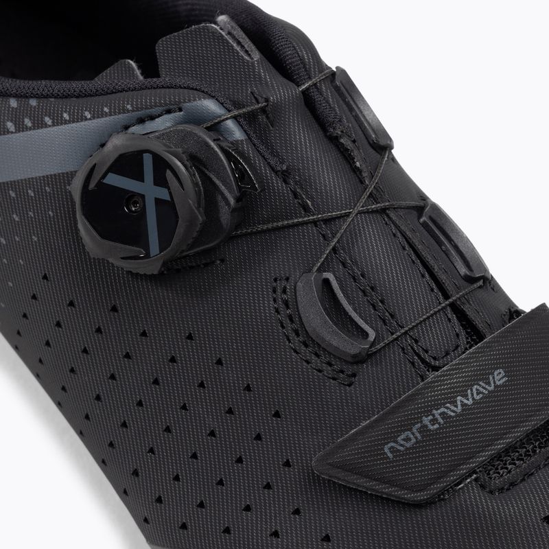 Scarpe da ciclismo MTB da uomo Northwave Origin Plus 2 Wide nero/grigio scuro 8