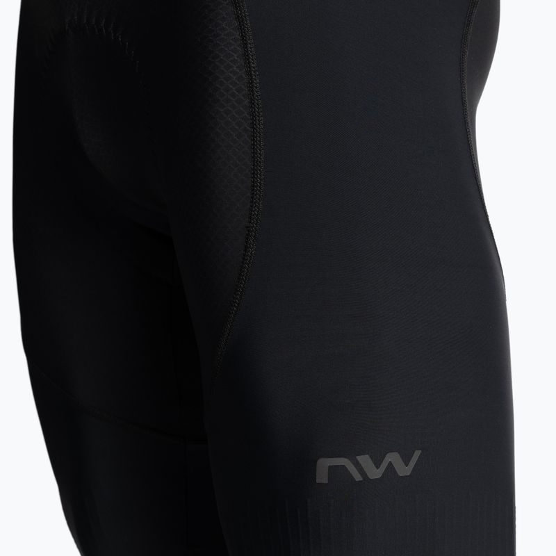 Pantaloncini da ciclismo Northwave Fast Bibshort da uomo, nero 3