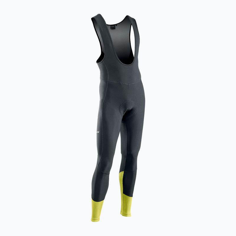 Pantaloni da ciclismo Northwave Active Colorway da uomo antracite/giallo fluo
