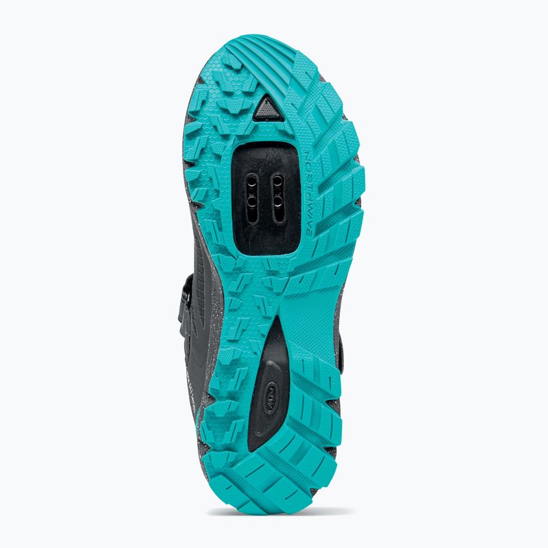Scarpe da ciclismo MTB da donna Northwave Escape Evo nero/turchese 11
