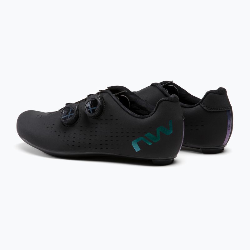 Scarpe da strada Northwave Revolution 3 nero/iridescente da uomo 3