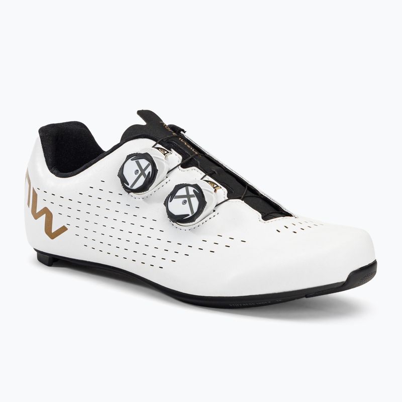 Scarpe da strada Northwave Revolution 3 bianco/bronzo da uomo