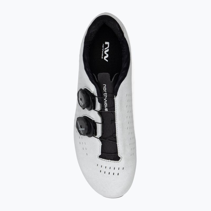 Scarpa da strada Northwave Revolution 3 argento riflettente per uomo 6