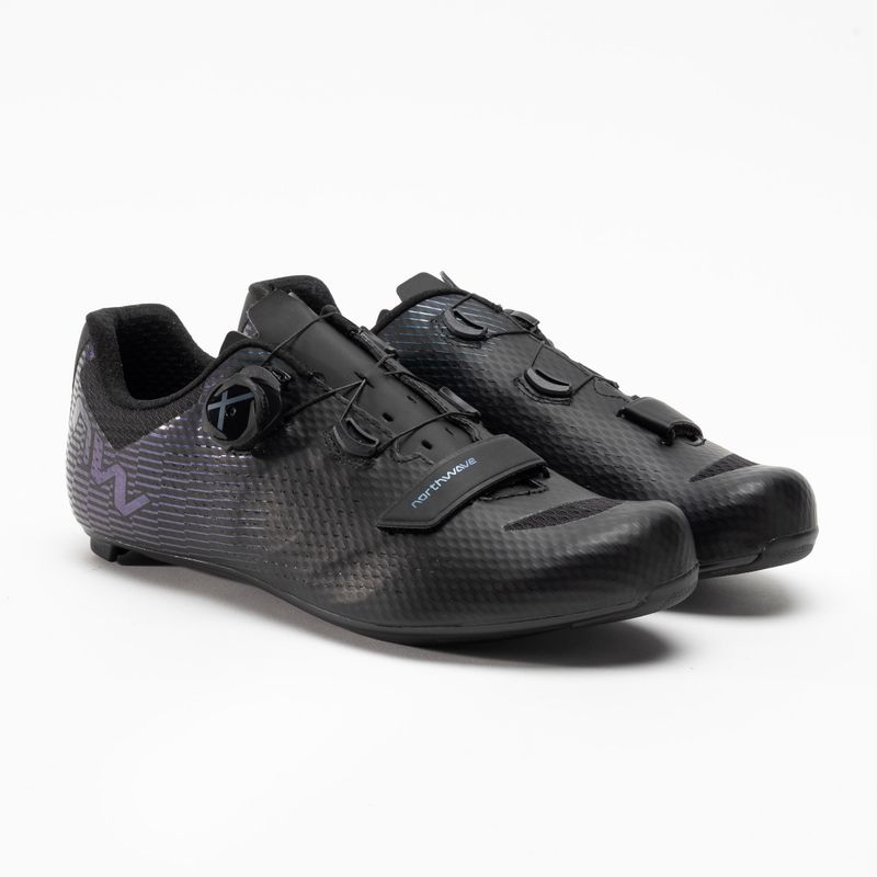 Scarpa da strada Northwave Storm Carbon 2 da uomo nero/iridescente 4