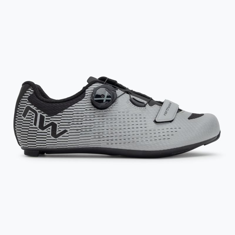 Scarpa da strada Northwave Storm Carbon 2 argento/riflettente da uomo 2