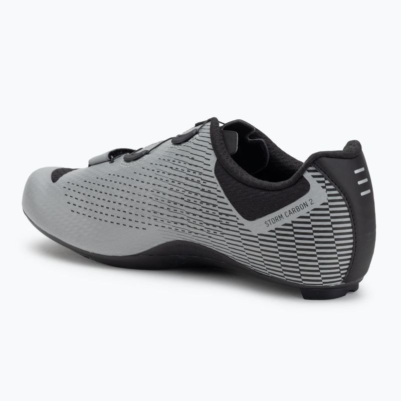 Scarpa da strada Northwave Storm Carbon 2 argento/riflettente da uomo 3