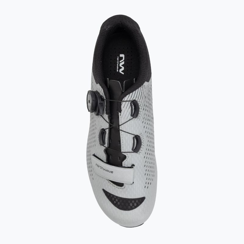 Scarpa da strada Northwave Storm Carbon 2 argento/riflettente da uomo 5