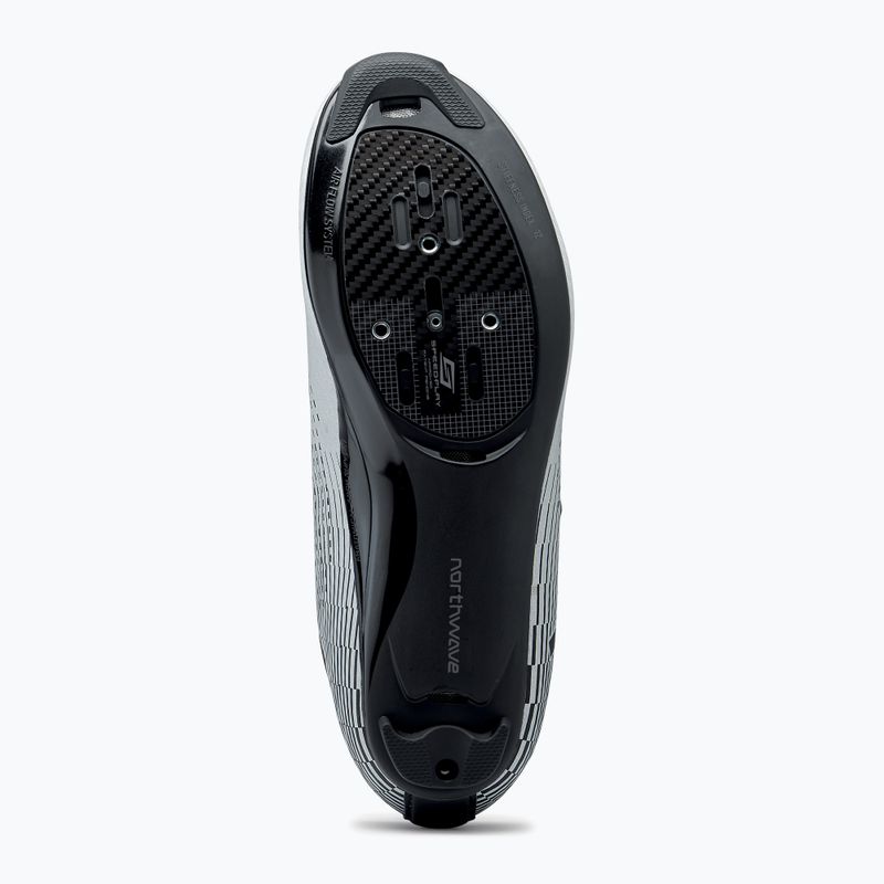 Scarpa da strada Northwave Storm Carbon 2 argento/riflettente da uomo 3