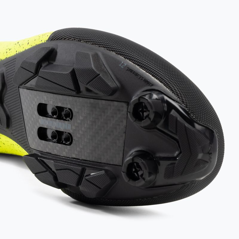 Scarpe da ciclismo MTB da uomo Northwave Rebel 3 giallo fluo/nero 7