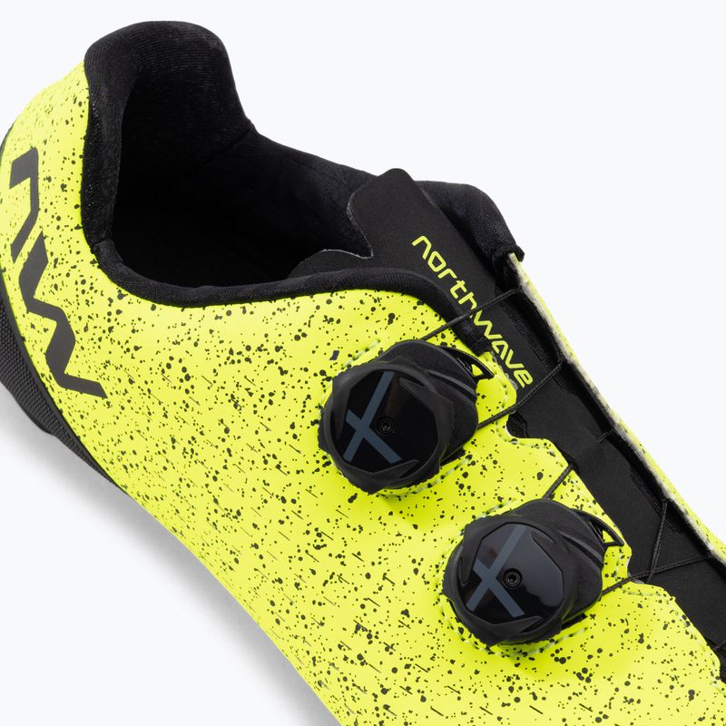 Scarpe da ciclismo MTB da uomo Northwave Rebel 3 giallo fluo/nero 8