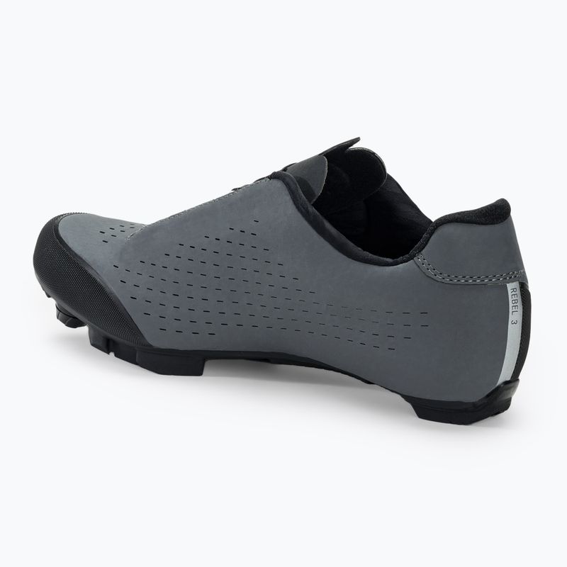 Scarpe da ciclismo da uomo MTB Northwave Rebel 3 grigio scuro 3