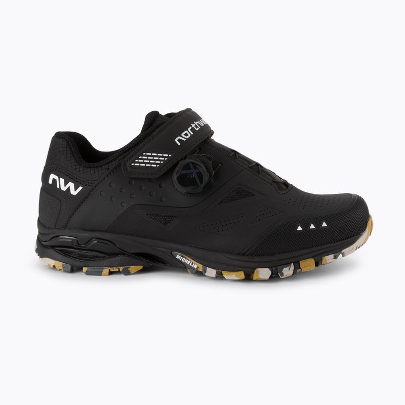 Scarpe da ciclismo MTB da uomo Northwave Spider Plus 3 suola nera/camoscio 2