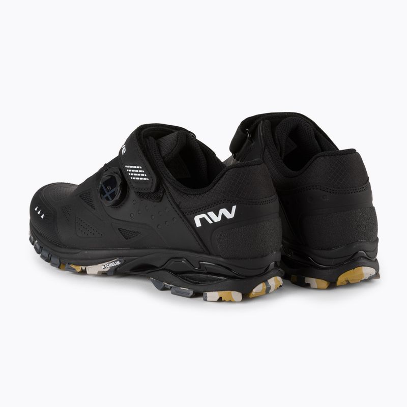 Scarpe da ciclismo MTB da uomo Northwave Spider Plus 3 suola nera/camoscio 3