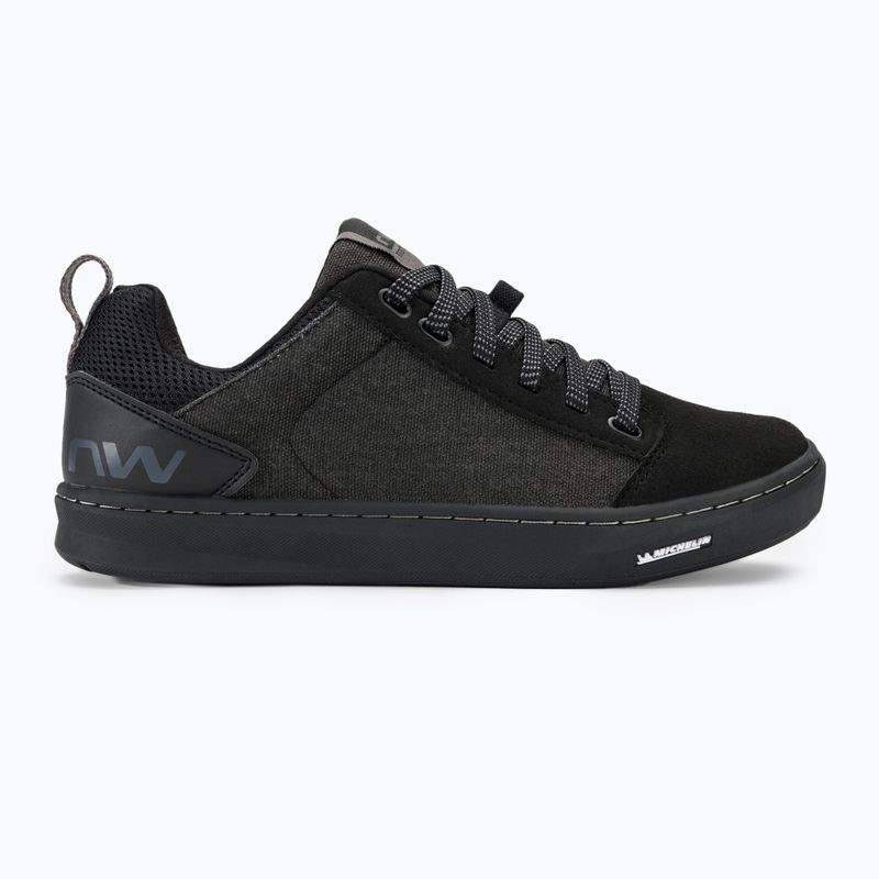 Scarpe da ciclismo con piattaforma da uomo Northwave Tailwhip nero 2