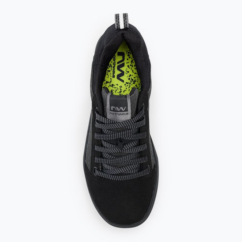 Scarpe da ciclismo con piattaforma da uomo Northwave Tailwhip nero 5