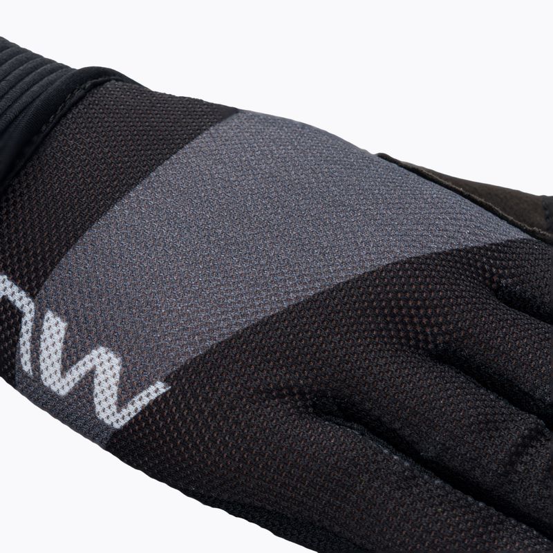 Guanti da ciclismo Northwave Air Lf Full Finger grigio/nero da uomo 4