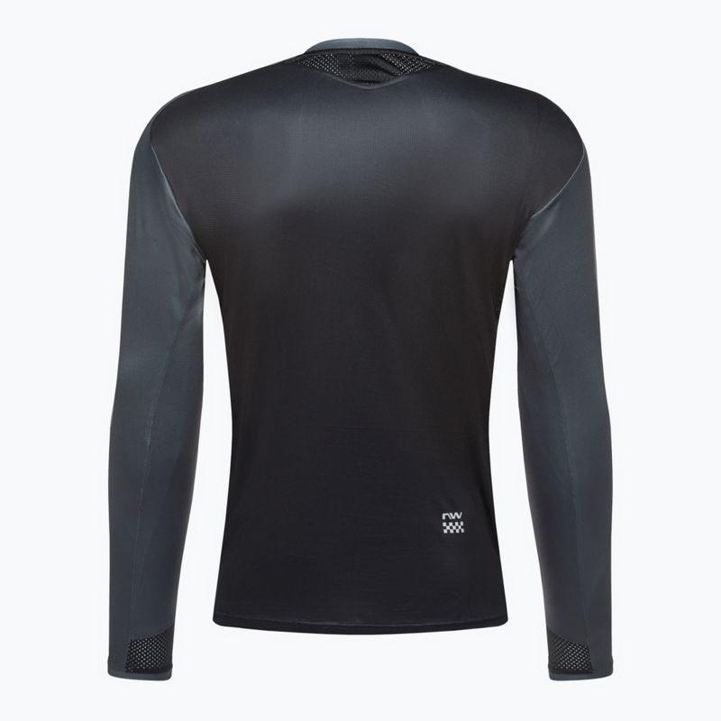 Northwave Edge ciclismo uomo manica lunga nero/grigio scuro 2