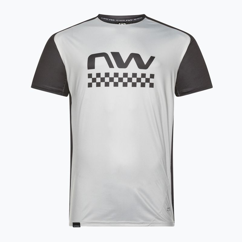 Maglia da ciclismo Northwave Edge grigio/nero da uomo