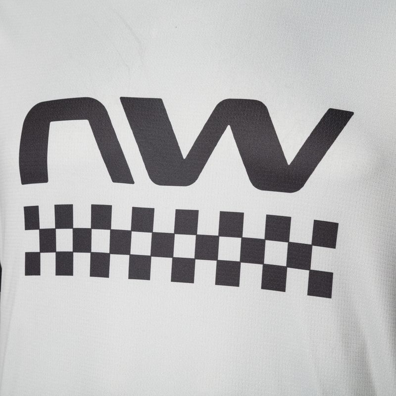 Maglia da ciclismo Northwave Edge grigio/nero da uomo 3