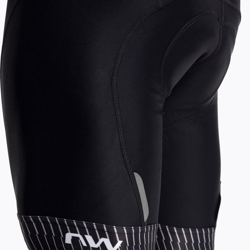 Pantaloncini da ciclismo Northwave Origin Bibshort nero/grigio da uomo 3