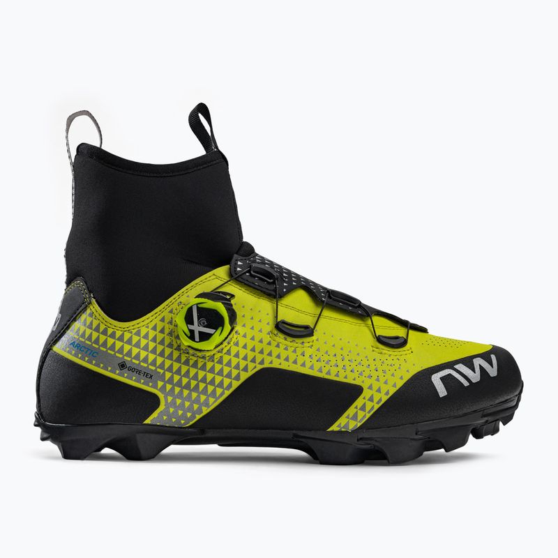 Scarpe da ciclismo MTB da uomo Northwave Celsius XC ARC. GTX giallo fluo/nero 2