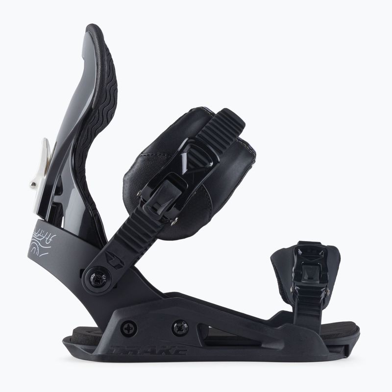Attacchi da snowboard donna Drake Queen nero 2