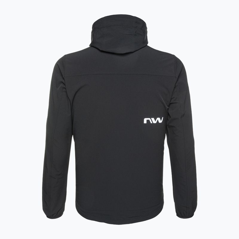 Giacca da ciclismo Northwave Rampage Lightshell da uomo, nero 2