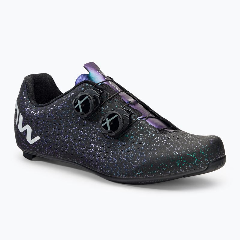 Northwave Revolution 3 Freedom scarpe da strada da uomo nero/iridescente