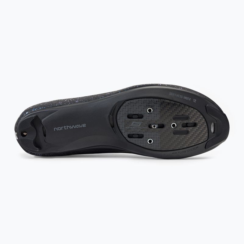 Northwave Revolution 3 Freedom scarpe da strada da uomo nero/iridescente 5
