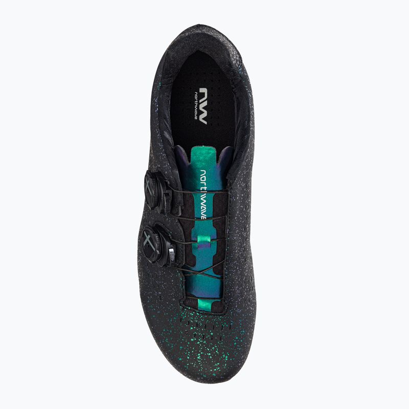Northwave Revolution 3 Freedom scarpe da strada da uomo nero/iridescente 6