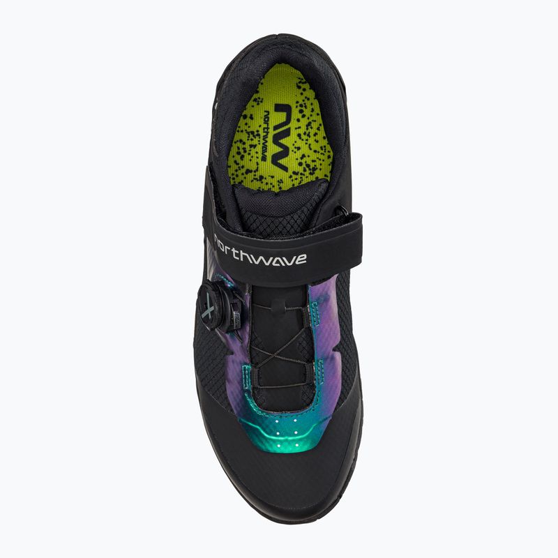 Scarpe da ciclismo MTB da uomo Northwave Overland Plus nero/iridescente 6