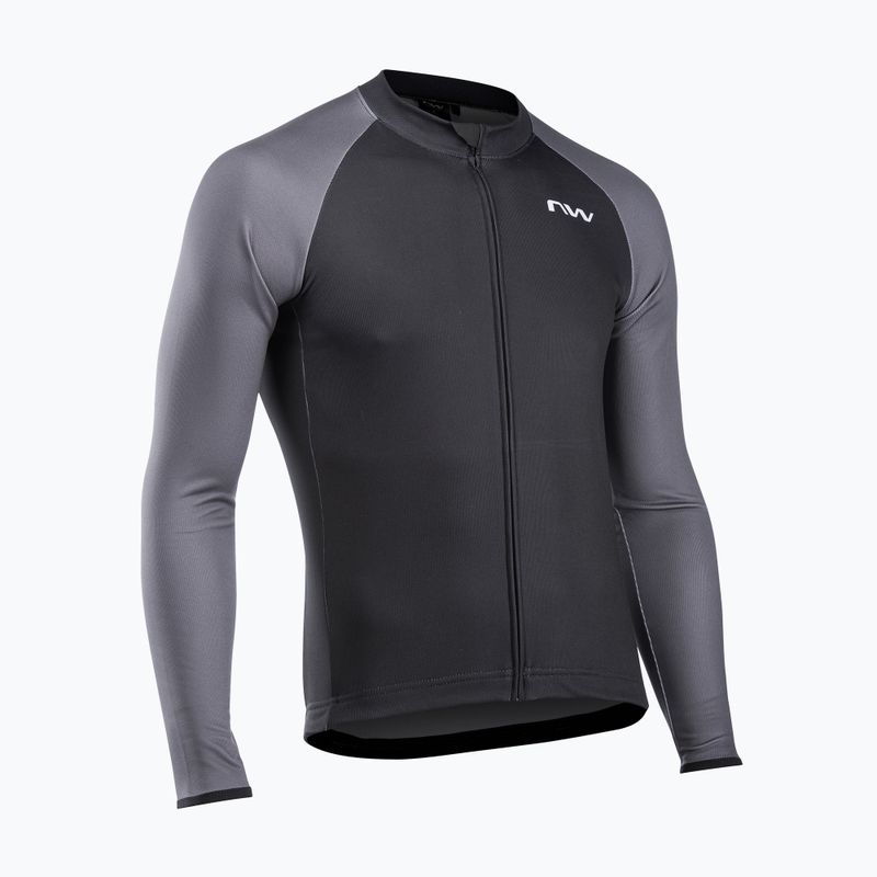 Northwave Blade 4 nero/grigio scuro da uomo, manica lunga da ciclismo 5