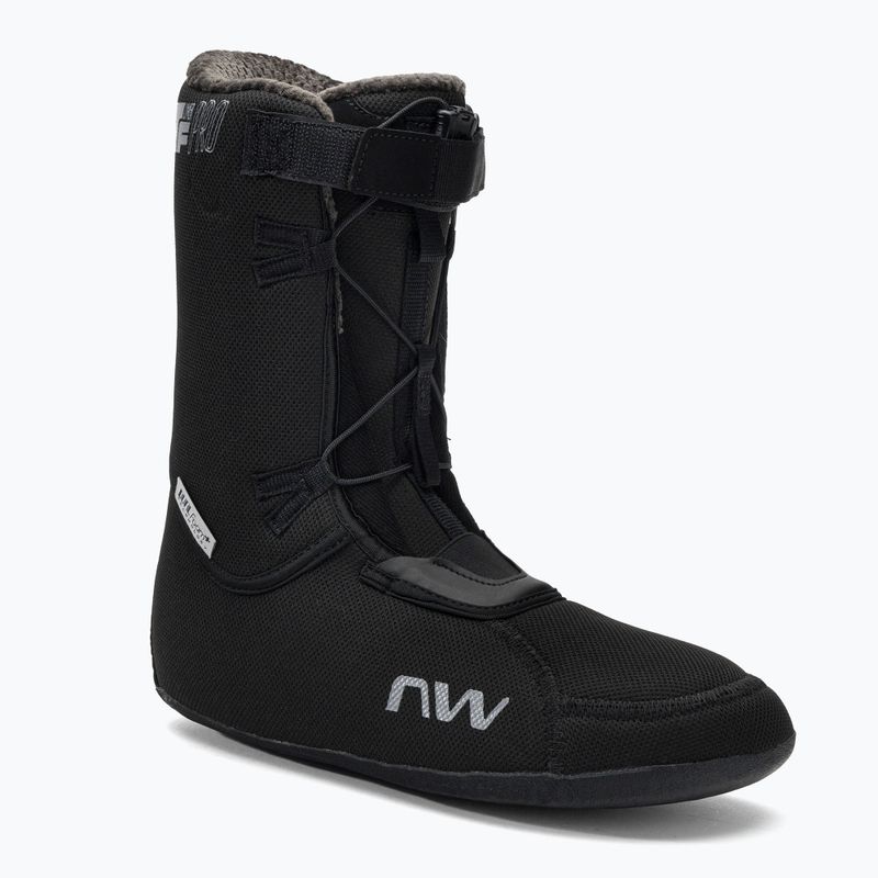 Scarponi da snowboard da uomo Northwave Decade SLS grigio scuro/nero 5