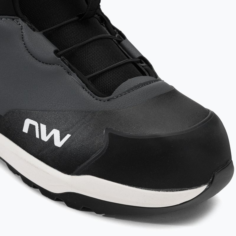 Scarponi da snowboard da uomo Northwave Decade SLS grigio scuro/nero 7