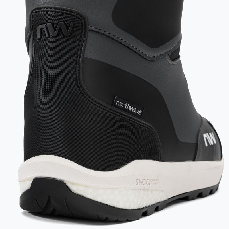 Scarponi da snowboard da uomo Northwave Decade SLS grigio scuro/nero 9