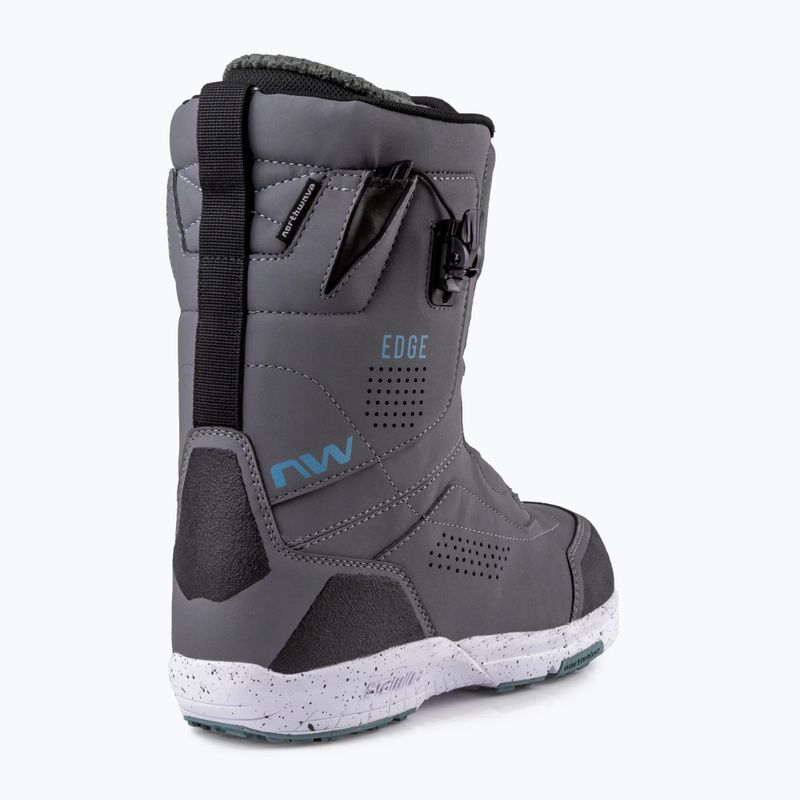 Scarponi da snowboard da uomo Northwave M Edge SLS grigio carbonio 14