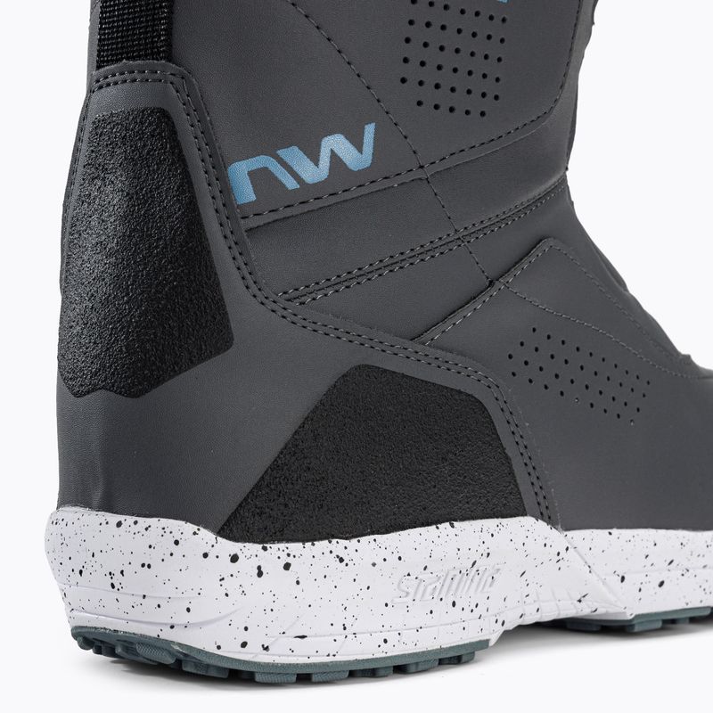 Scarponi da snowboard da uomo Northwave M Edge SLS grigio carbonio 9