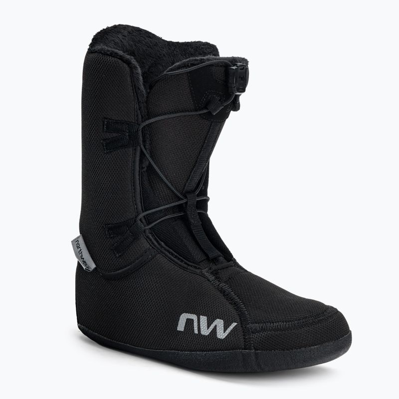 Scarponi da snowboard da donna Northwave Helix Spin nero/grigio scuro 5