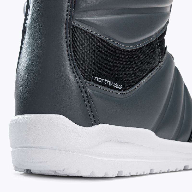 Scarponi da snowboard da donna Northwave Helix Spin nero/grigio scuro 8