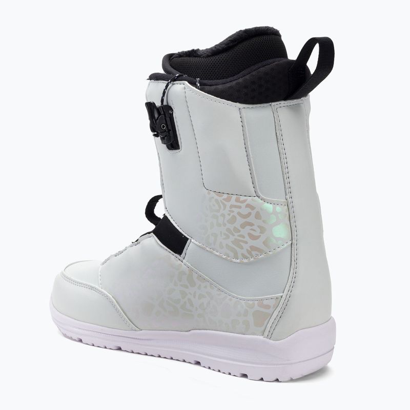 Scarponi da snowboard da donna Northwave Dahlia SLS bianco/iridescente 3