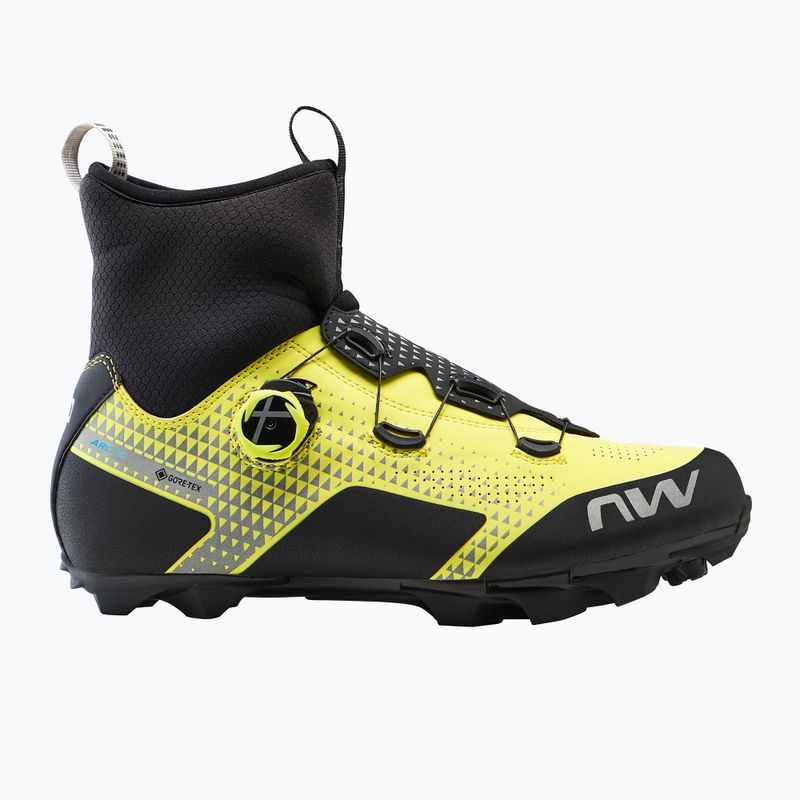 Scarpe da ciclismo MTB da uomo Northwave Celsius XC ARC. GTX giallo fluo/nero 10