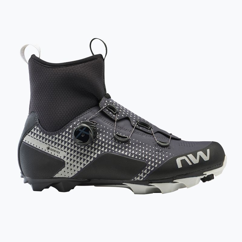 Scarpe da ciclismo MTB da uomo Northwave Celsius XC GTX grigio carbonio/riflettente 10